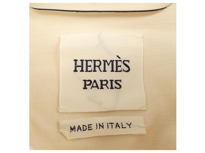Hermès Giacca di lana Hermes Beige - vista 4
