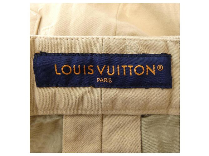 Pantalones Louis Vuitton Beige - vista 4