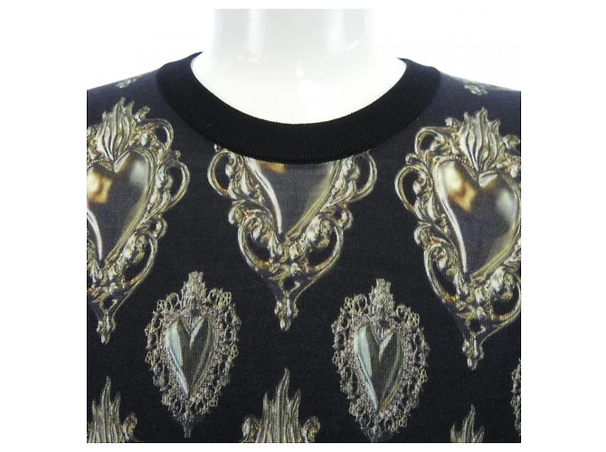 Dolce & Gabbana Dolce&Gabbana 100% Seda Tejida Negro - vista 5