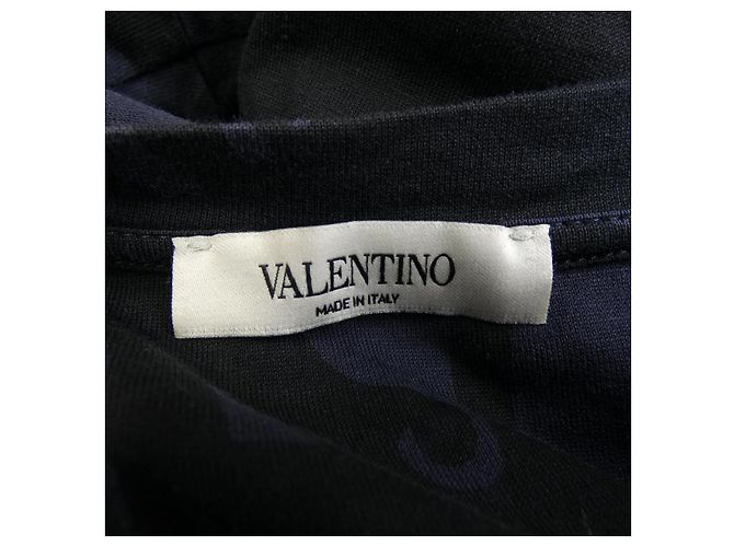 Camiseta Valentino Negro Azul marino - vista 4
