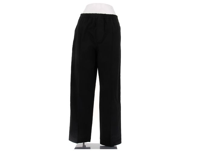 Autre Marque Calças de veludo azul marinho MAISON KITSUNE Preto - vista 2