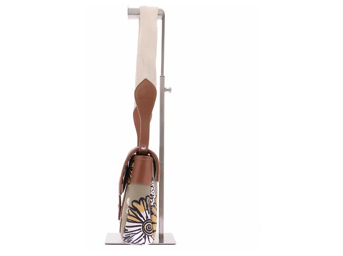 Autre Marque Bolsa de tecido estampada MAISON KITSUNÉ Bege - vista 5