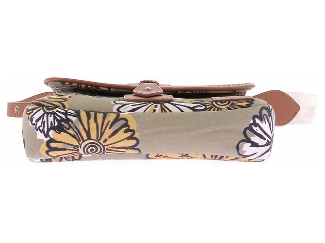 Autre Marque Bolsa de tecido estampada MAISON KITSUNÉ Bege - vista 6