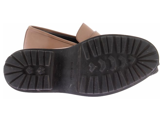 Balenciaga Mocassini cammello in pelle Marrone - vista 7