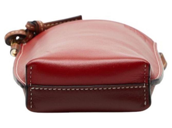 Borsa a tracolla Loewe Anagram Gate Pocket Marrone Rosso - vista 3