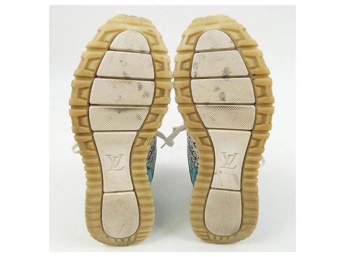 Sneakers Run Away di Louis Vuitton Bianco Verde - vista 4