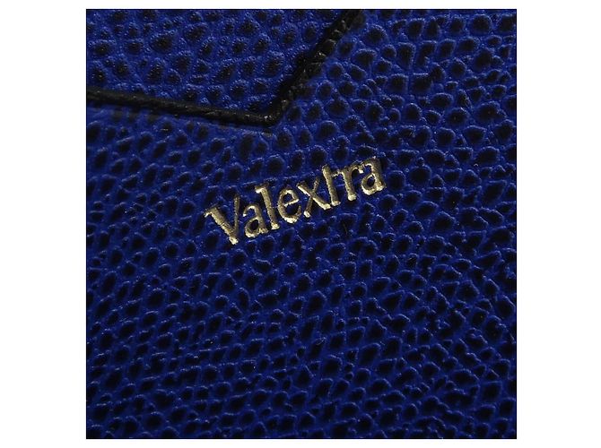 Billetera de piel de ternera suave Valextra Azul - vista 3