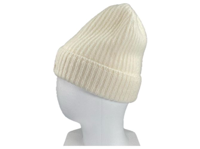 Moncler BERRETTO Wollstrickmütze Weiß - Ansicht 3