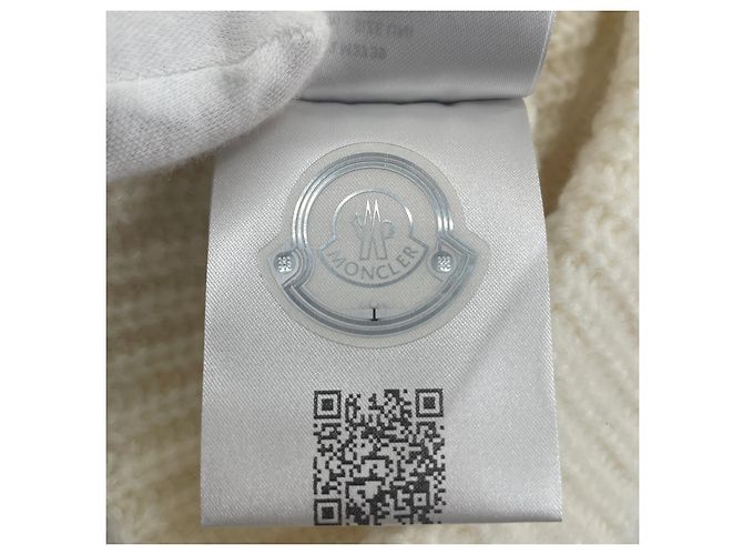 Moncler BERRETTO Wollstrickmütze Weiß - Ansicht 9