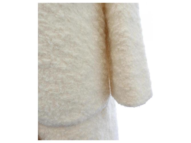 Autre Marque Drawer Wool Coat Beige - view 6
