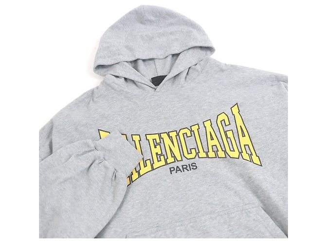 Balenciaga Boxing Lined Hoodie Grau - Ansicht 2
