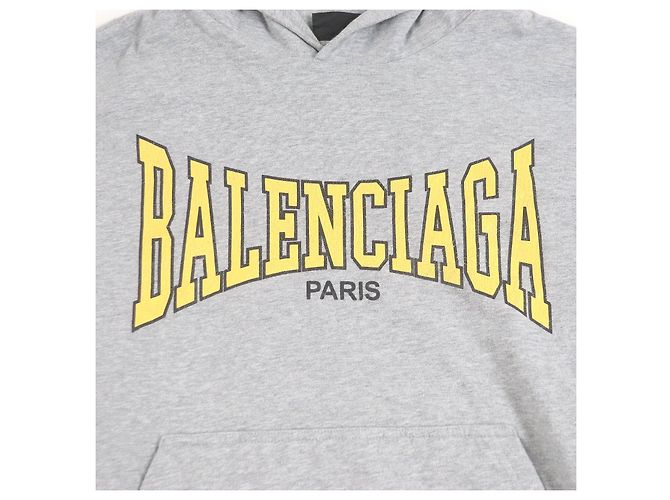Balenciaga Boxing Lined Hoodie Grau - Ansicht 4