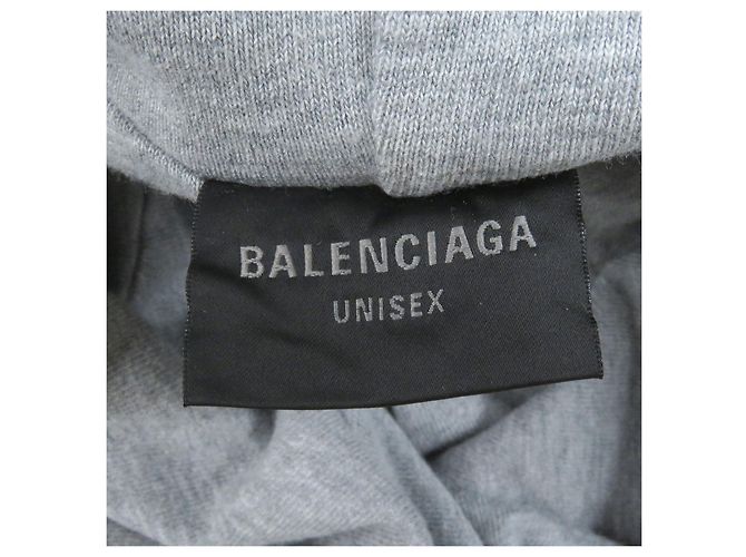 Balenciaga Boxing Lined Hoodie Grau - Ansicht 5