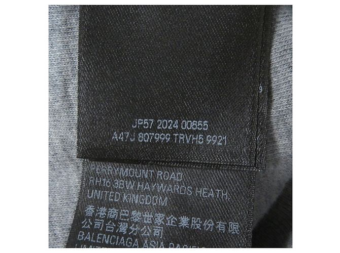 Balenciaga Boxing Lined Hoodie Grau - Ansicht 7