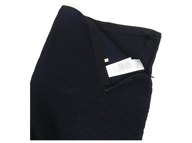 Saia de rayon com padrão GG da Gucci Preto - vista 5
