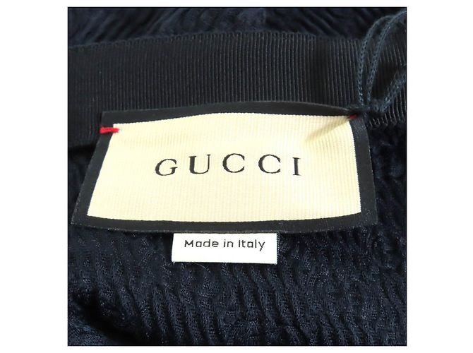 Saia de rayon com padrão GG da Gucci Preto - vista 7