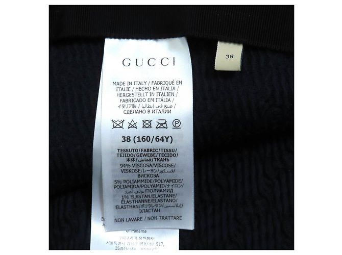 Saia de rayon com padrão GG da Gucci Preto - vista 8