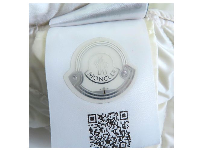 Moncler AIN Polyester Down Jacket White Cream - view 12