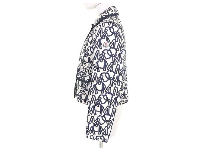 Moncler AIN Polyester Down Jacket White Cream - view 2