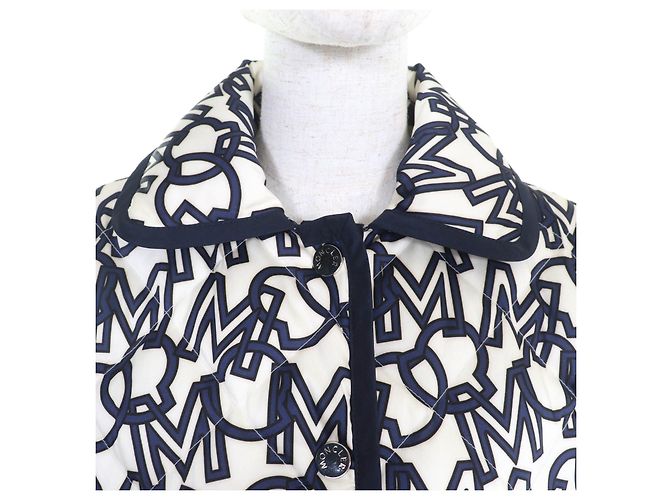 Moncler AIN Polyester Down Jacket White Cream - view 4