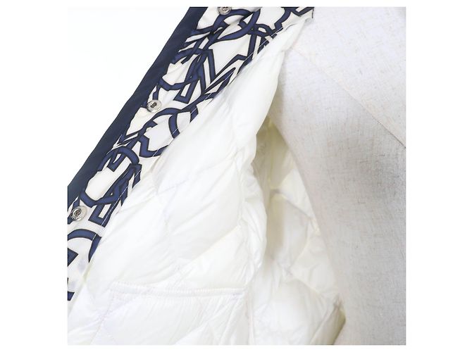 Moncler AIN Polyester Down Jacket White Cream - view 5