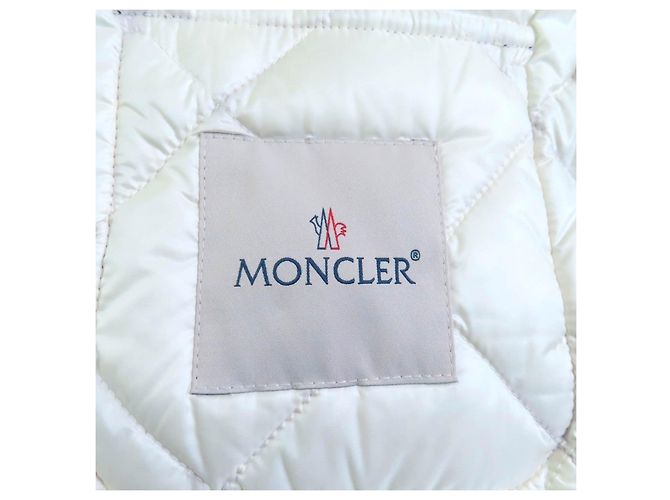 Moncler AIN Polyester Down Jacket White Cream - view 8