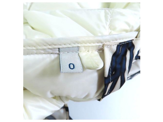 Moncler AIN Polyester Down Jacket White Cream - view 9