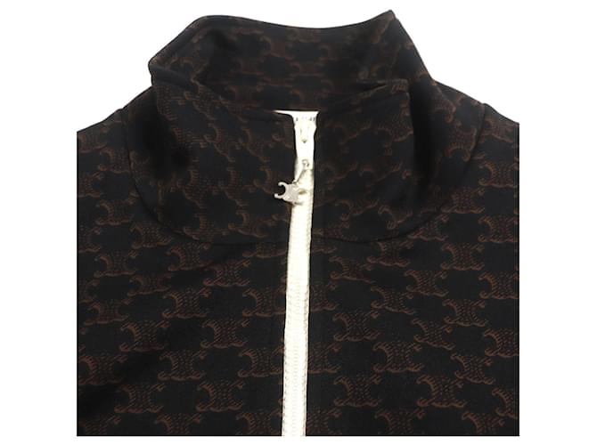 Céline CELINE Polyester Jacket Brown Dark brown - view 2