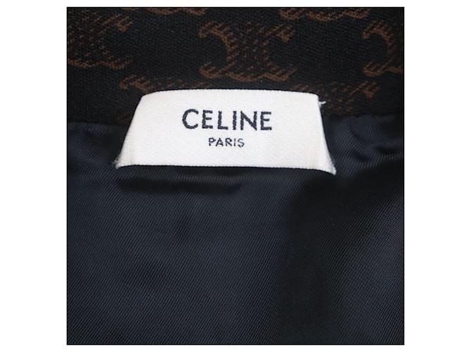 Céline CELINE Polyester Jacket Brown Dark brown - view 8
