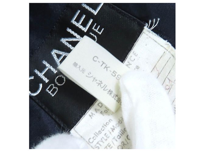 Terno de Lã Chanel BOUTIQUE Azul Azul marinho - vista 13