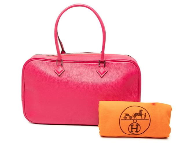 Borsa Hermès Plume Elan 28 Rosa - vista 7