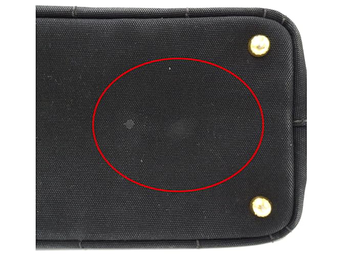 Prada Canapa Mini-Handtasche Schwarz - Ansicht 11