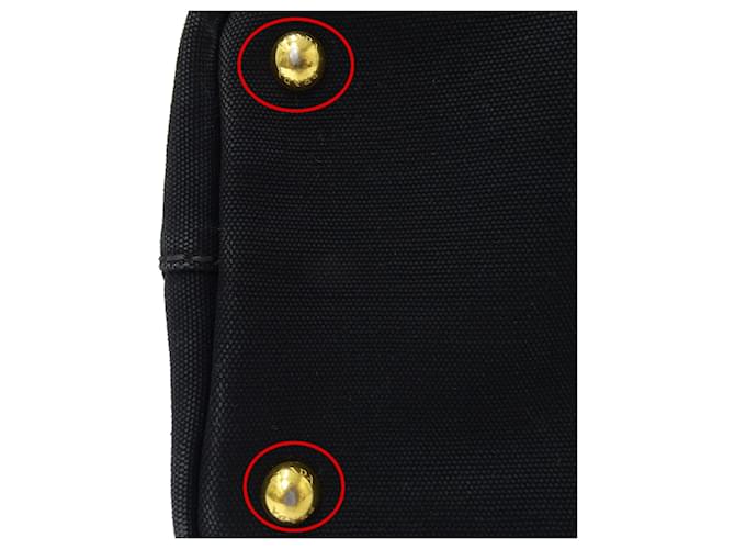 Prada Canapa Mini-Handtasche Schwarz - Ansicht 17