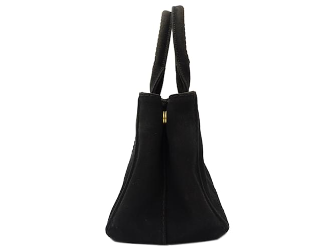 Prada Canapa Mini-Handtasche Schwarz - Ansicht 4