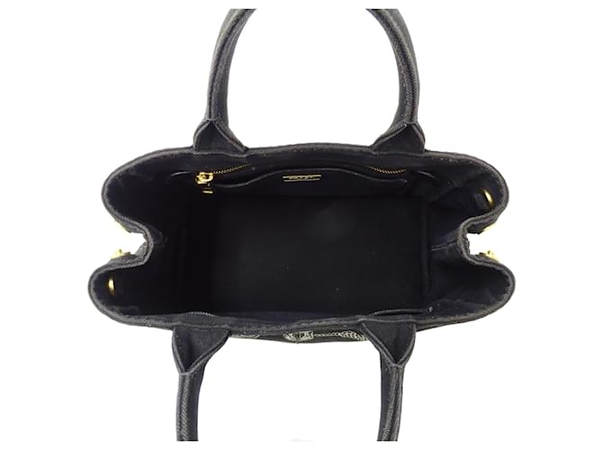 Prada Canapa Mini-Handtasche Schwarz - Ansicht 5