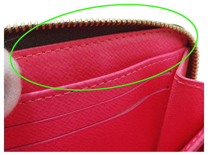 Monedero Monogram Graffiti Louis Vuitton Castaño Rosa Fucsia Monograma - vista 7