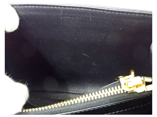 Céline Borsa in pelle nera Celine Nero - vista 15