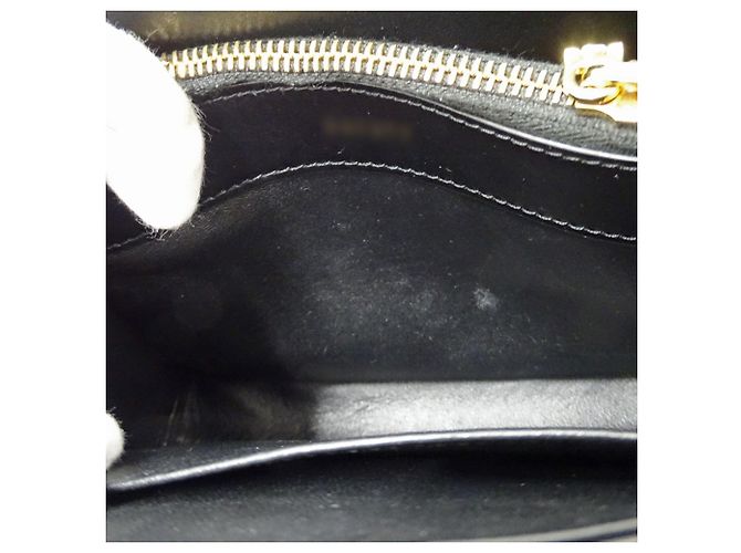Céline Borsa in pelle nera Celine Nero - vista 16