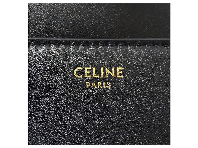 Céline Borsa in pelle nera Celine Nero - vista 6