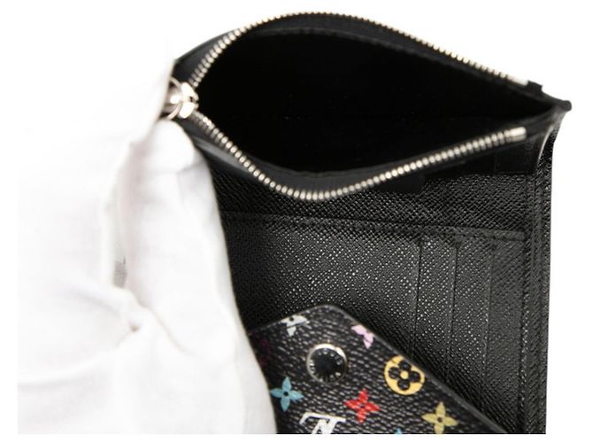 Billetera plegable Louis Vuitton x Takashi Murakami Negro - vista 5