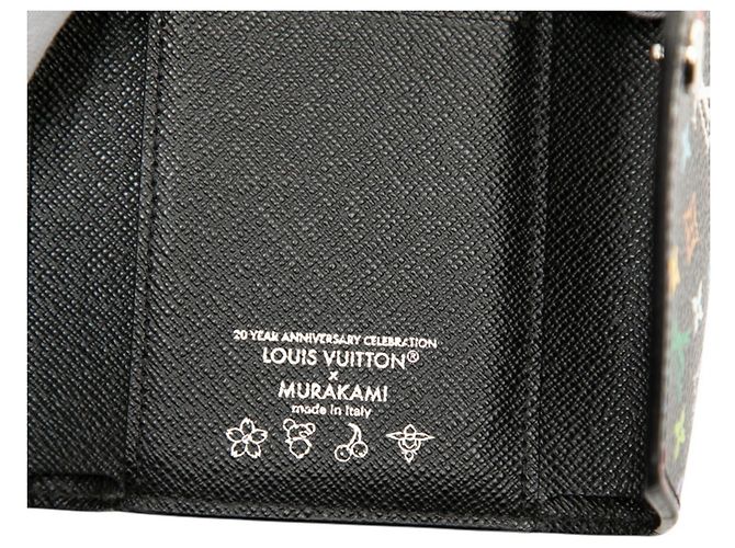 Billetera plegable Louis Vuitton x Takashi Murakami Negro - vista 7