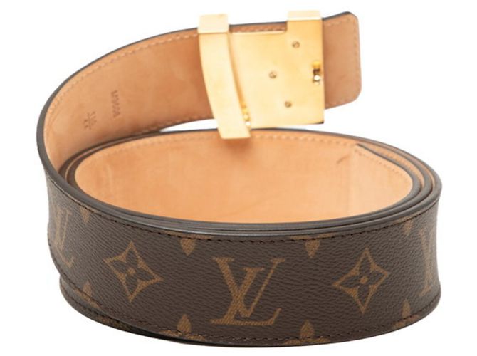 LV Initials Monogram Gürtel von Louis Vuitton Braun - Ansicht 3