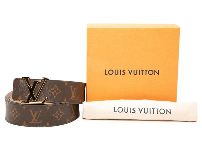 LV Initials Monogram Gürtel von Louis Vuitton Braun - Ansicht 7