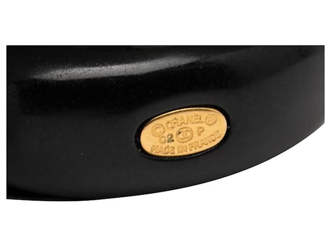 Chanel Coco Mark Blumenmotiv Ring Schwarz - Ansicht 4