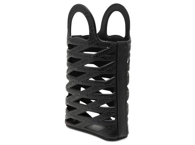 Borsa a spalla Balenciaga Neo Phone Holder Nero - vista 2