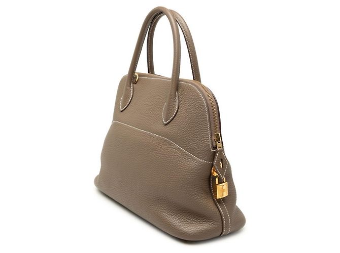 Borsa Hermès Bolide 31 Grigio Taupe - vista 2