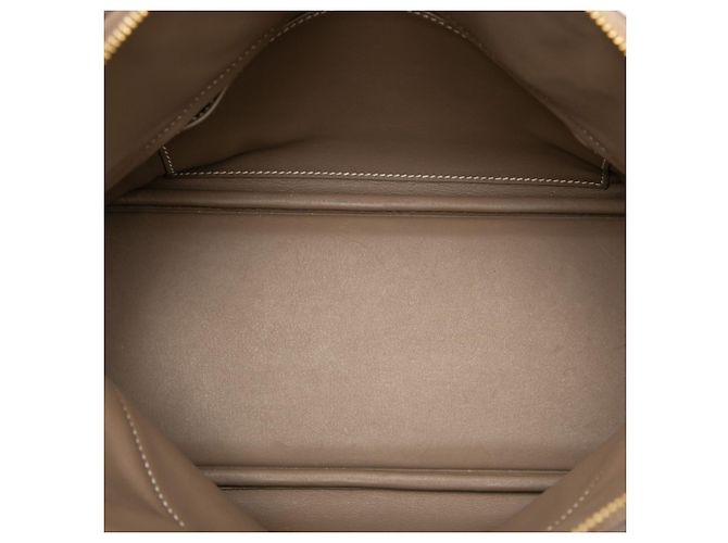 Borsa Hermès Bolide 31 Grigio Taupe - vista 4
