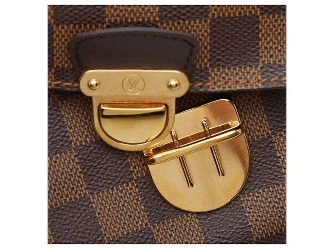 Sac à épaule Damier Ravello PM Louis Vuitton Marron - vue 11