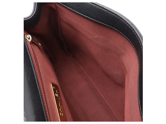 Borsa a mano in pelle nera trapuntata Chanel Nero - vista 6