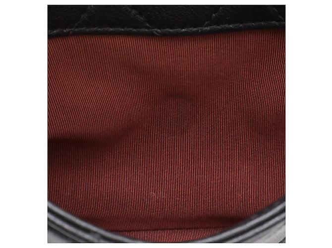Borsa a mano in pelle nera trapuntata Chanel Nero - vista 8